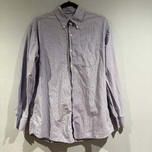 Tommy Hilfiger Ithaca Men’s Striped Button-Down Shirt Size L 16 34/35